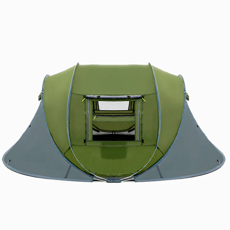 Cheap Goat Tents Outdoor Camping Tent 190T Sunscreen Double Layers Automatic Thick Waterproof Detachable Multi  use 3 4 Person Hiking Tent   
